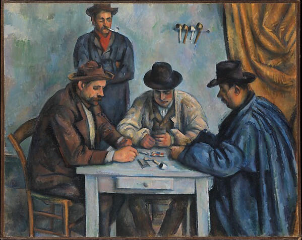 The Card Players by Cezanne